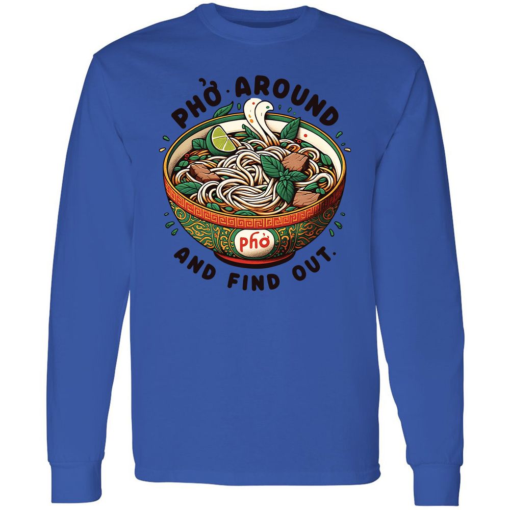 Long Sleeve T-Shirt - 36CBHMBX - Royal - 4