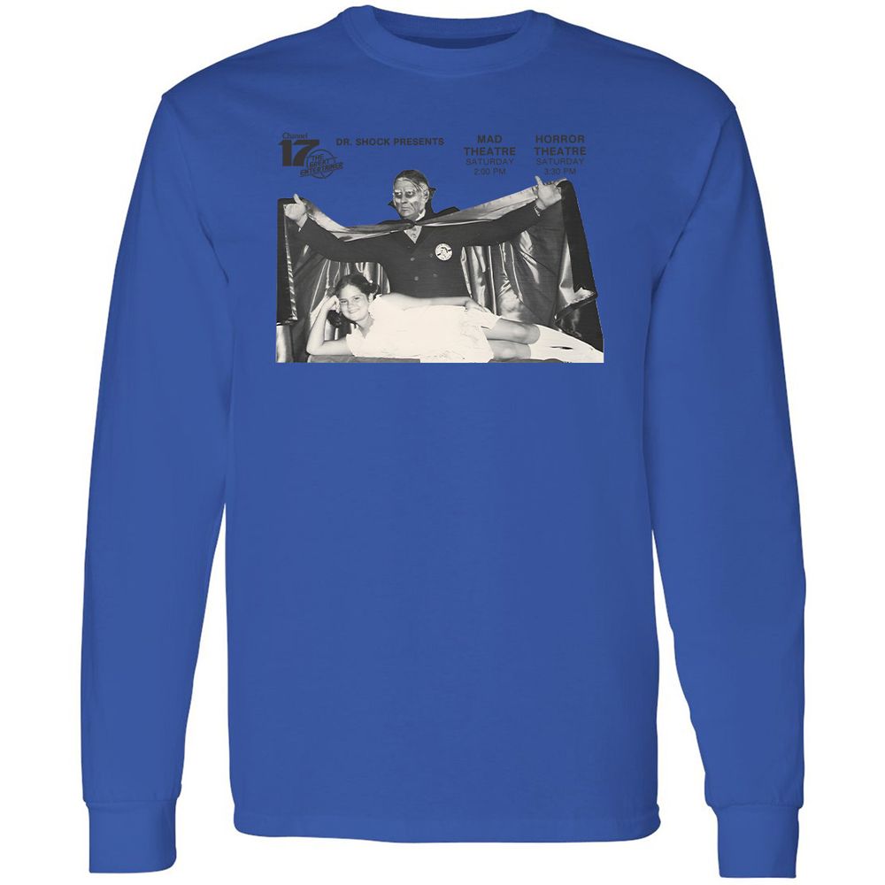 Long Sleeve T-Shirt - 5RAYFNUD - Royal - 4