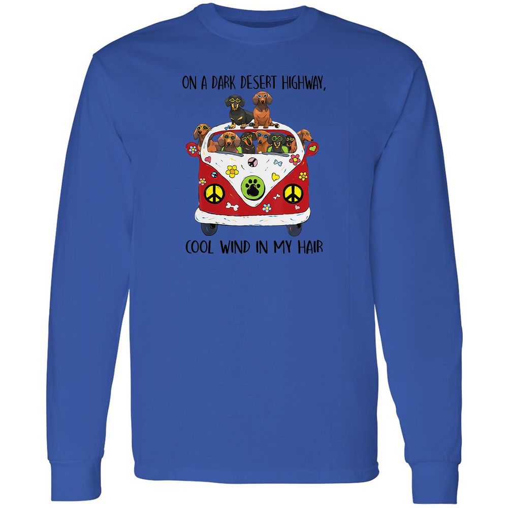 Long Sleeve T-Shirt - YHVC1FNU - Royal - 4