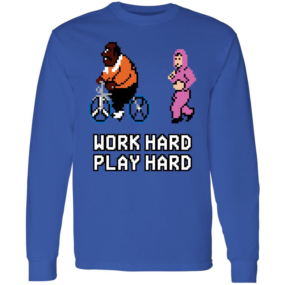 Long Sleeve T-Shirt - UH6K5A4J - Royal - 4