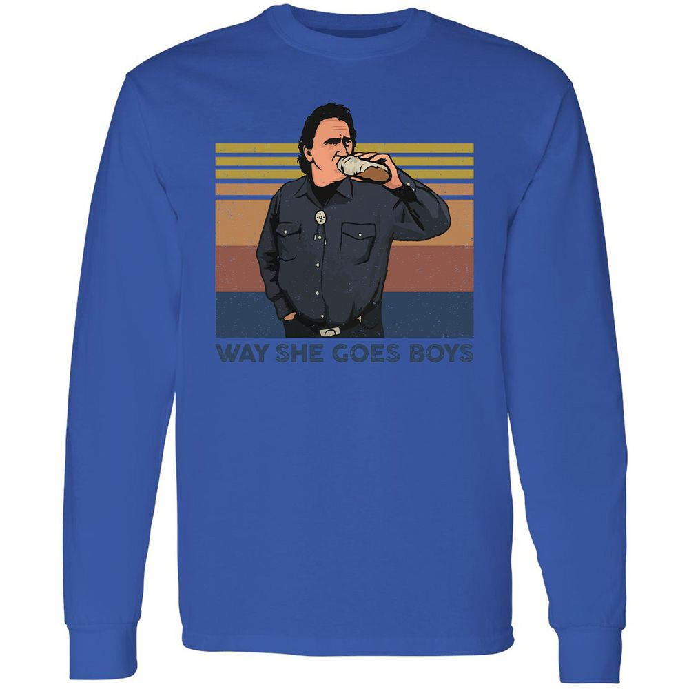 Long Sleeve T-Shirt - FPKDXU5M - Royal - 4