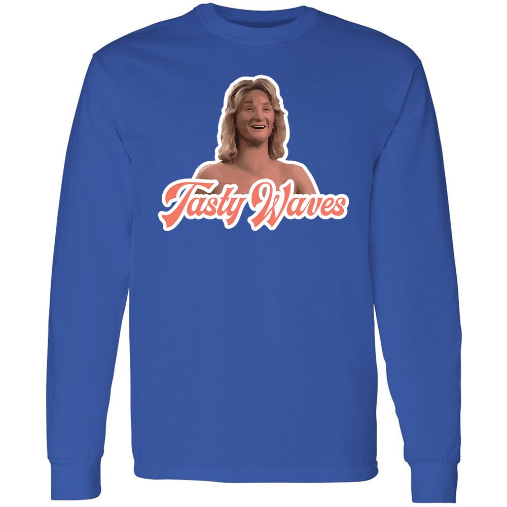 Long Sleeve T-Shirt - 645G7VNJ - Royal - 4