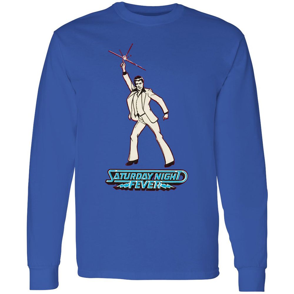 Long Sleeve T-Shirt - A4GN9LKC - Royal - 4