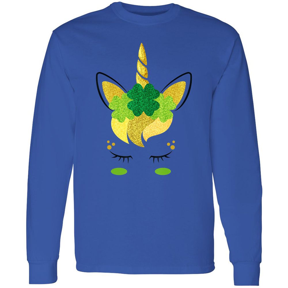 Long Sleeve T-Shirt - 8SQAH8N4 - Royal - 4