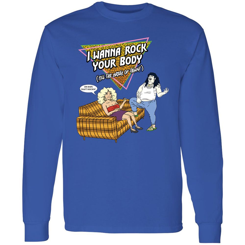 Long Sleeve T-Shirt - JNJ1DX3X - Royal - 4