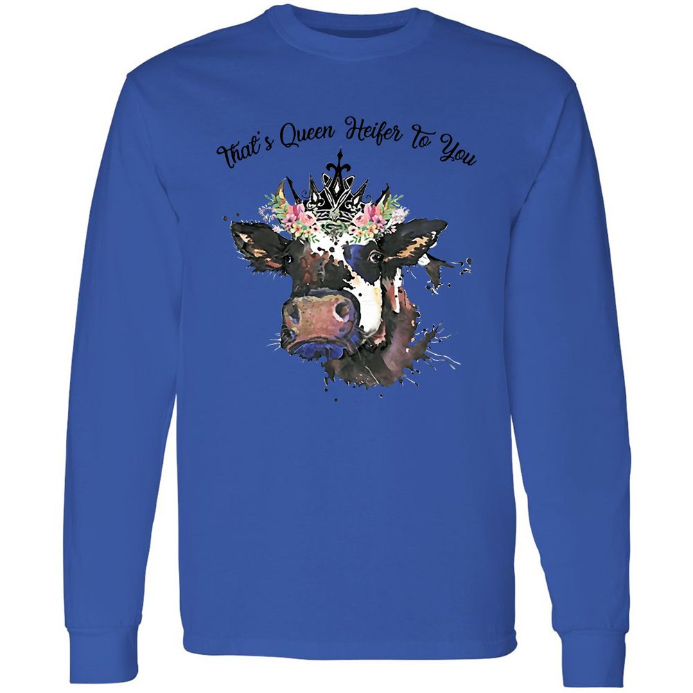 Long Sleeve T-Shirt - HUT9X2HF - Royal - 4