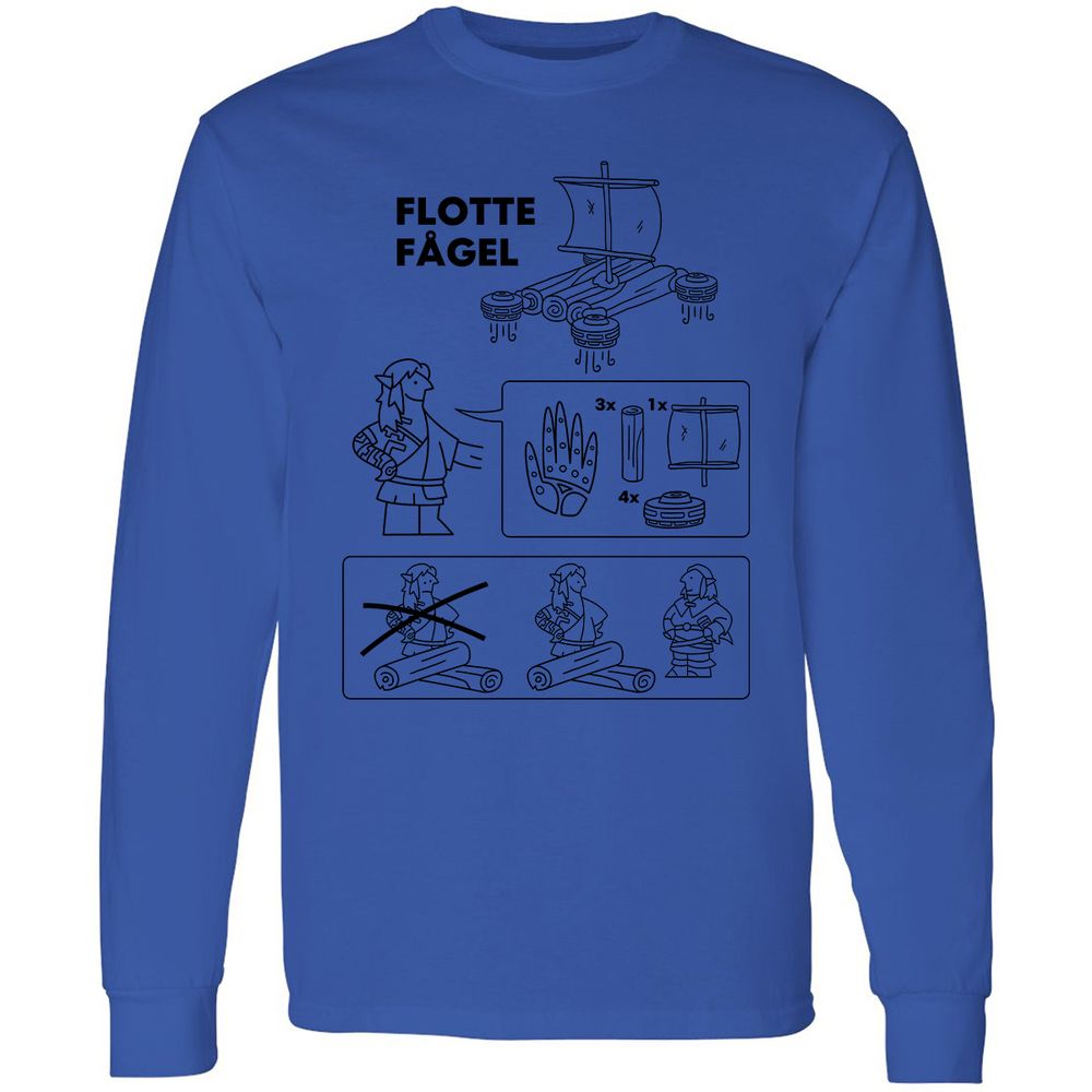 Long Sleeve T-Shirt - GYDLKMRZ - Royal - 4