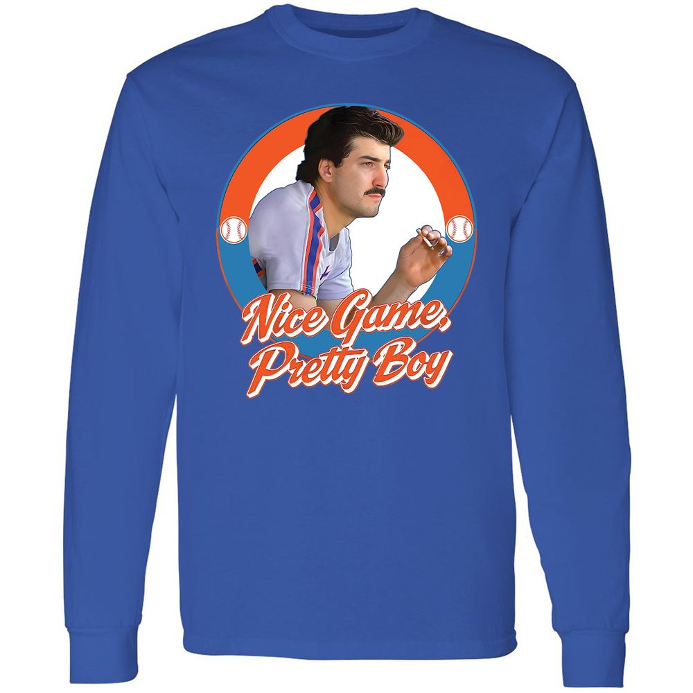 Long Sleeve T-Shirt - 7H9VDS41 - Royal - 4