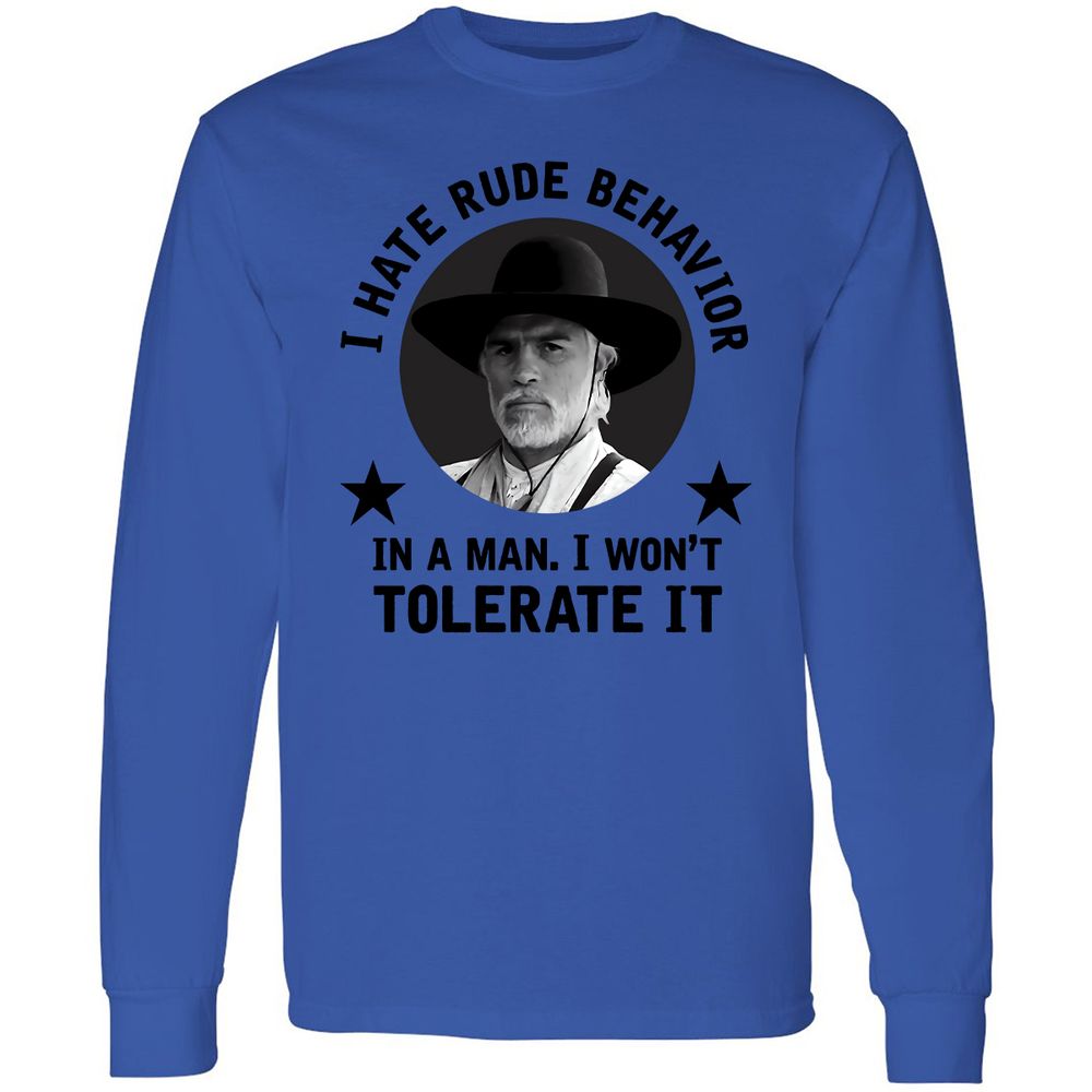 Long Sleeve T-Shirt - BQ9DNZ4N - Royal - 4