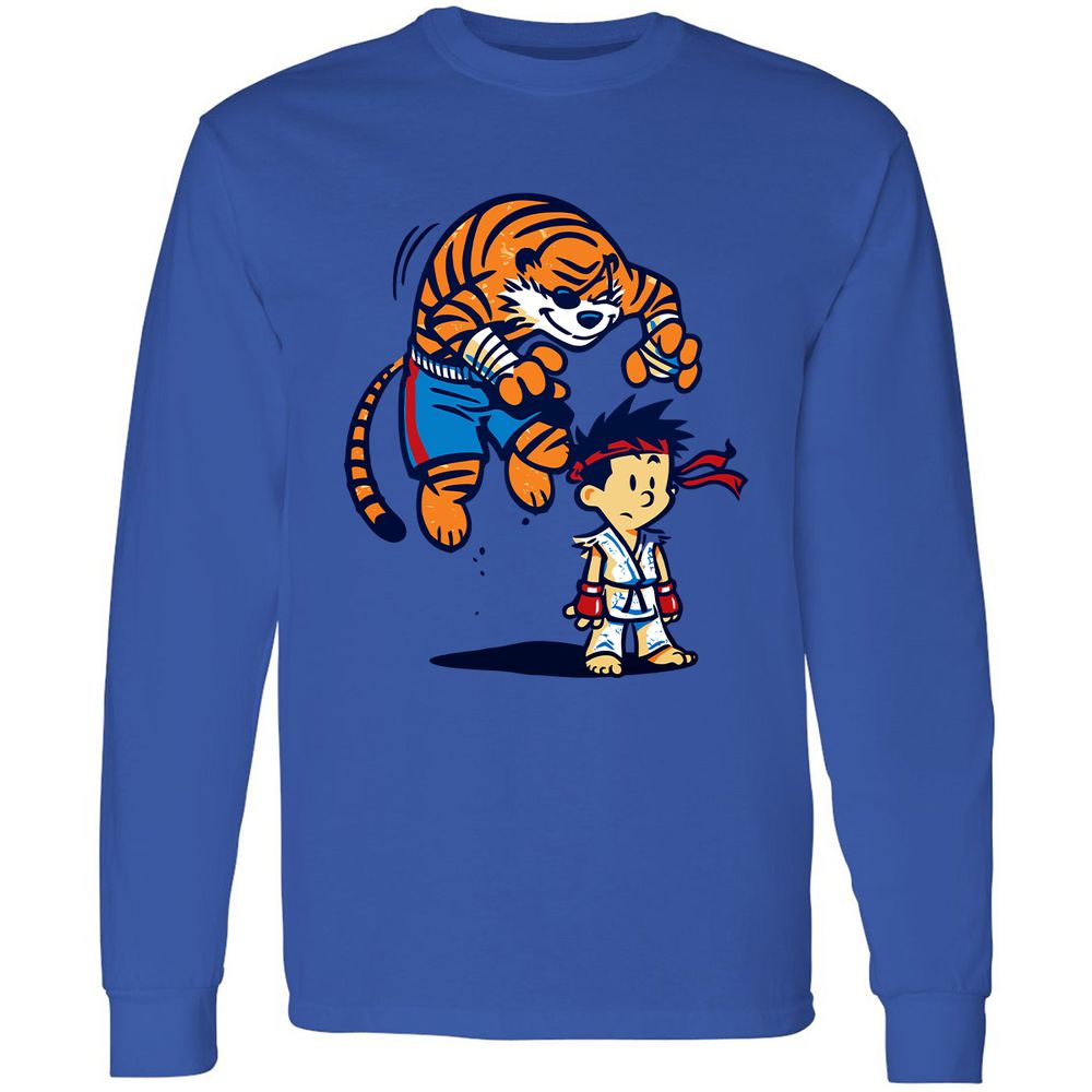 Long Sleeve T-Shirt - SWRT7JJV - Royal - 4