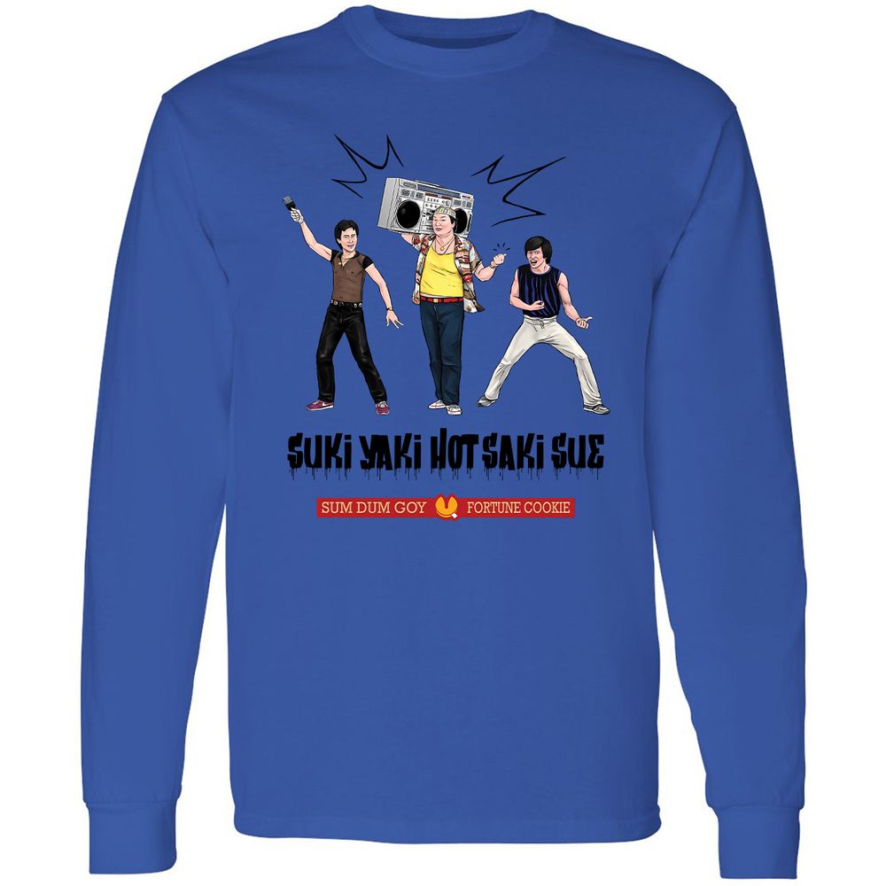 Long Sleeve T-Shirt - B7ABTDC1 - Royal - 4