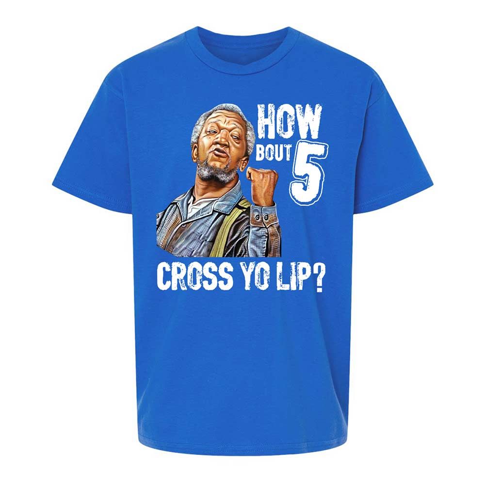 How bout 5 cross yo lip - Royal - 4