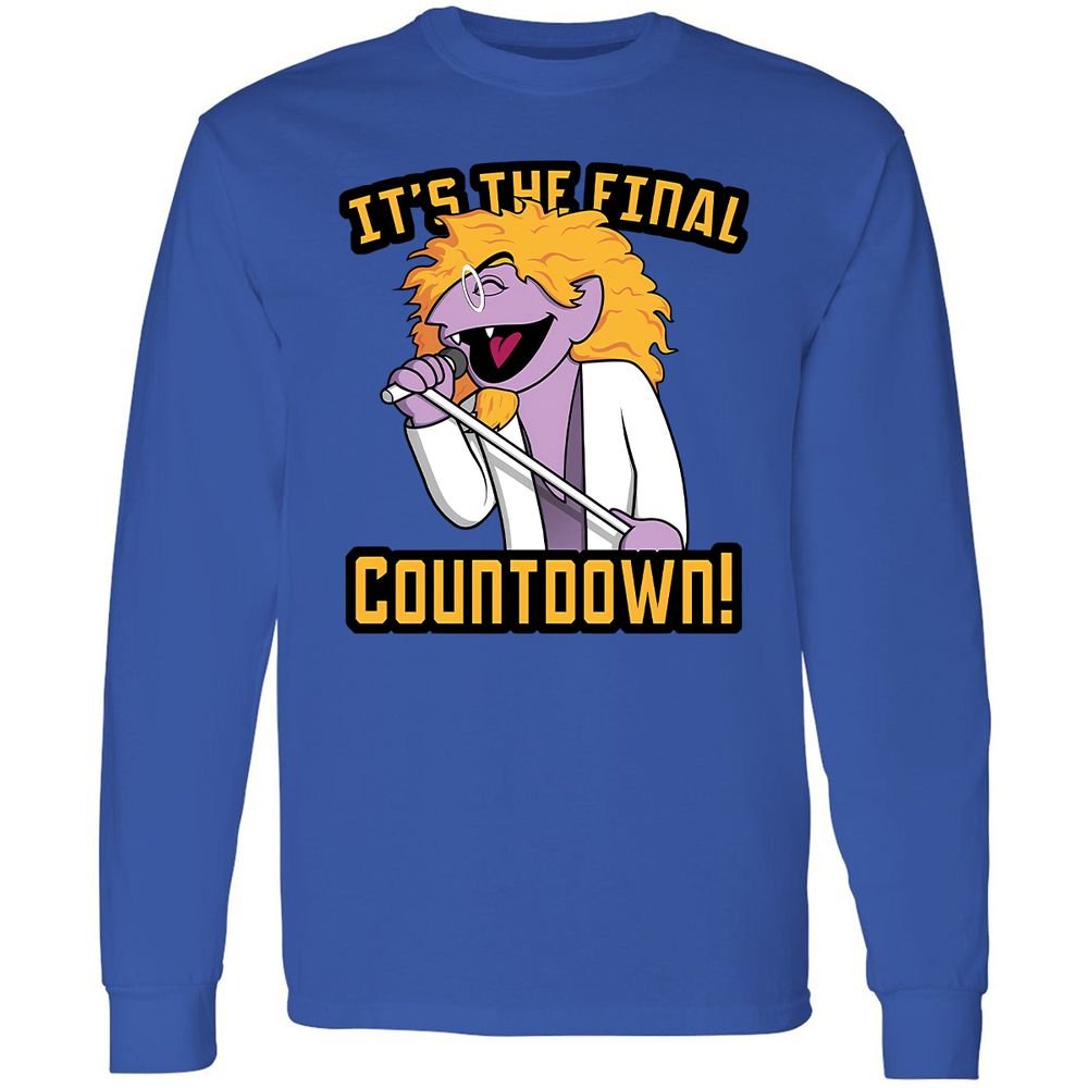 Long Sleeve T-Shirt - RVV5AKJQ - Royal - 4