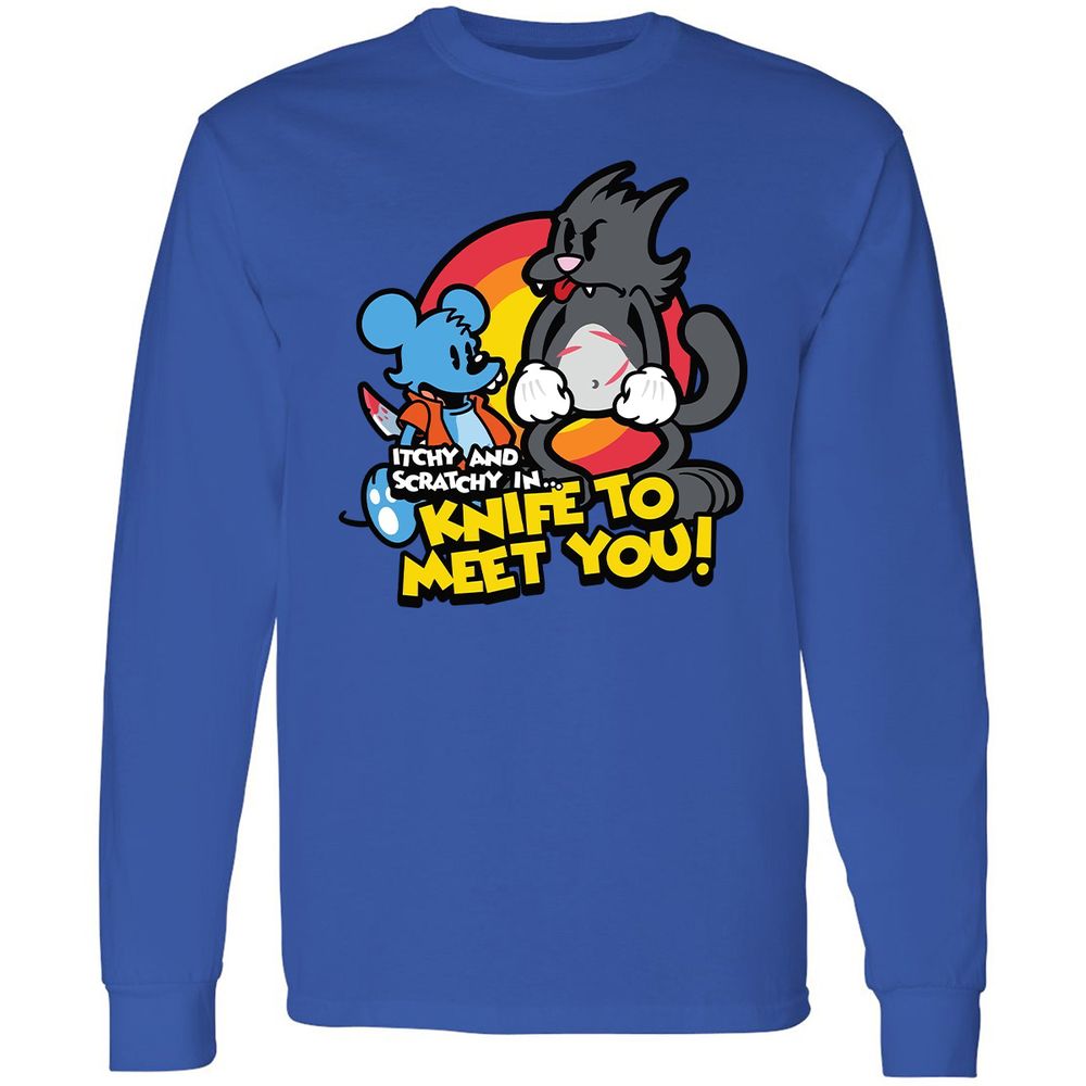 Long Sleeve T-Shirt - Y6GZ2438 - Royal - 4