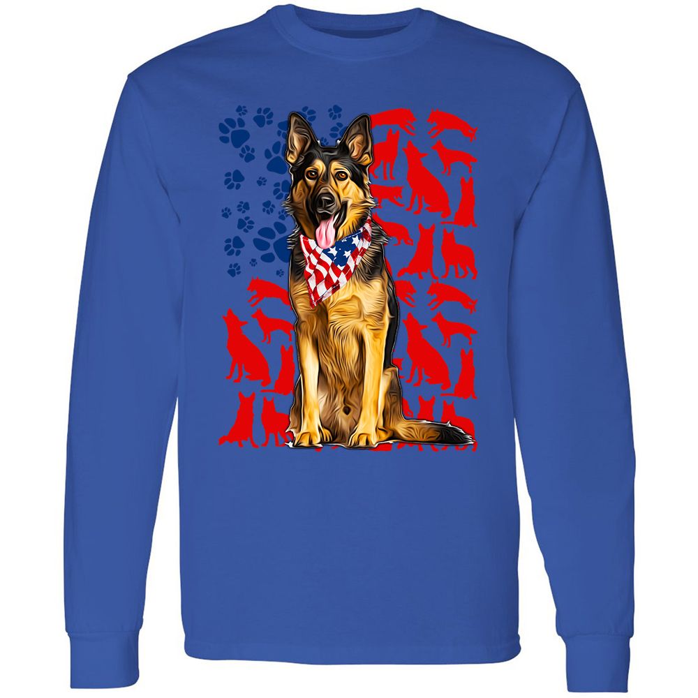 Long Sleeve T-Shirt - JUSGPTV1 - Royal - 4