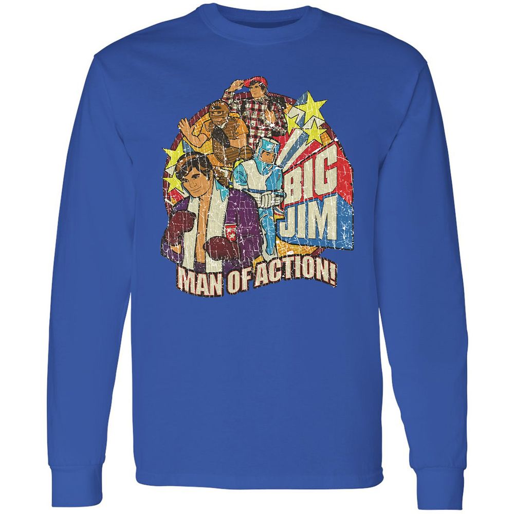 Long Sleeve T-Shirt - WGT6ACF3 - Royal - 4