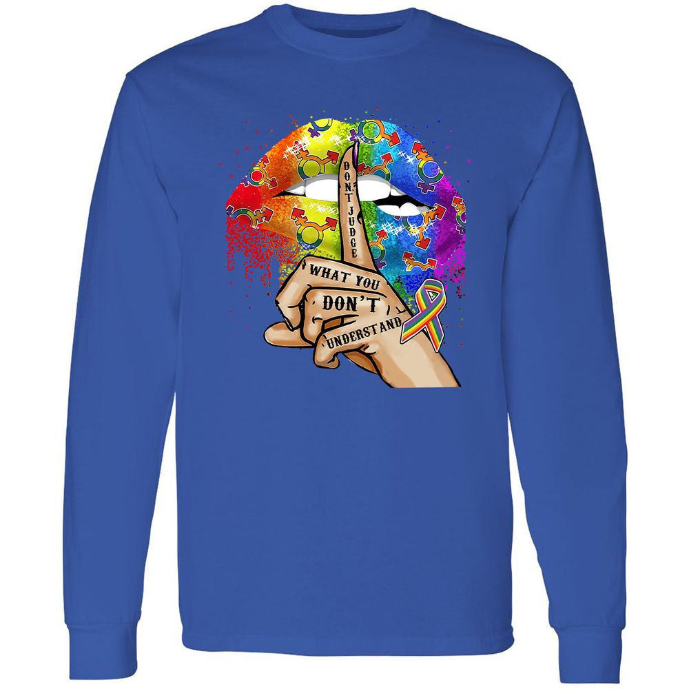 Long Sleeve T-Shirt - 3PMGS1HQ - Royal - 4