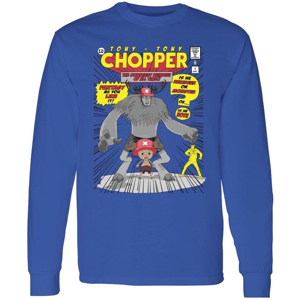 Long Sleeve T-Shirt - SJ7Z1CY7 - Royal - 4