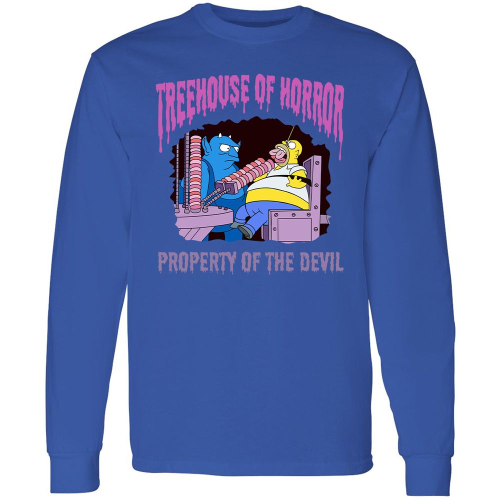 Long Sleeve T-Shirt - VBTU6J8V - Royal - 4