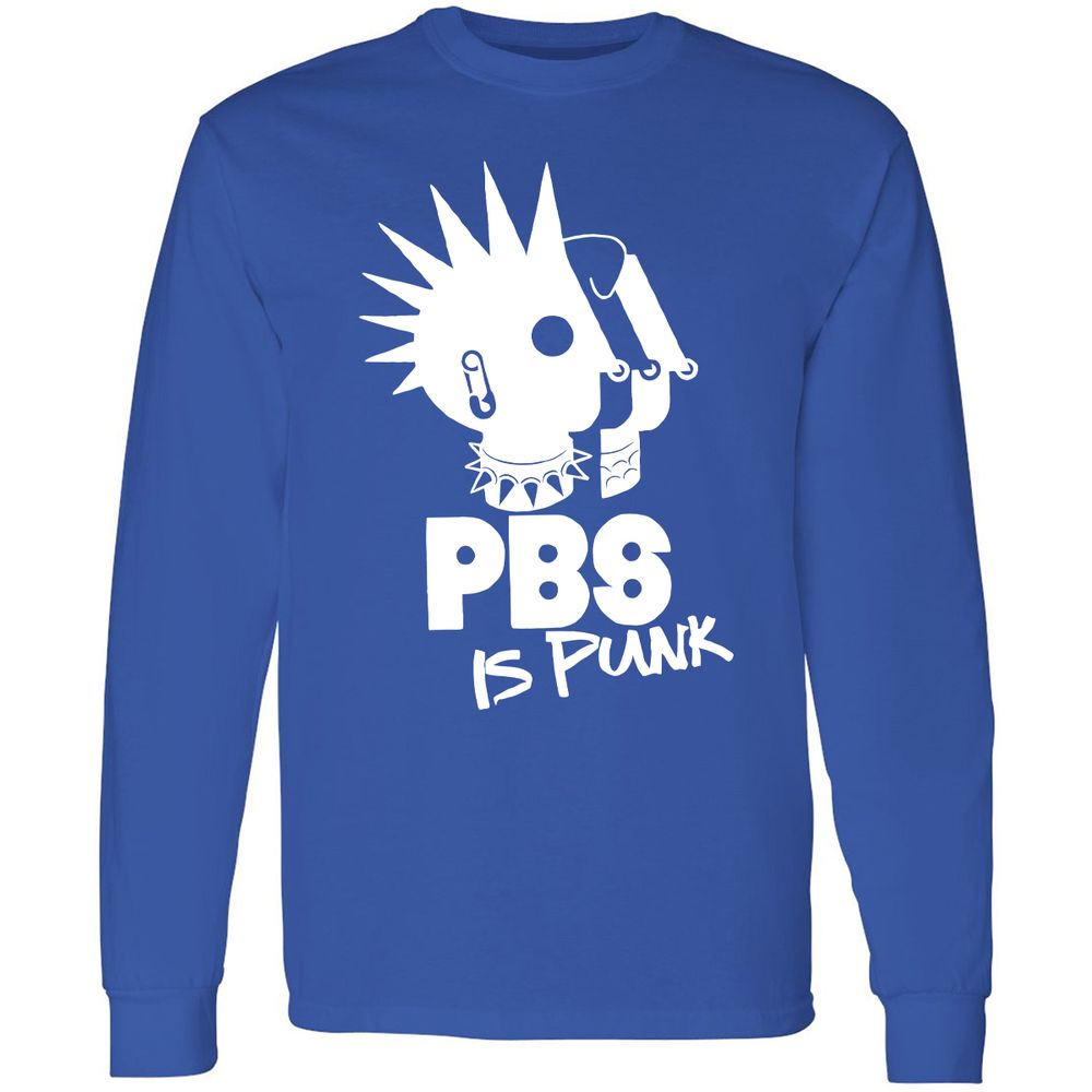 Long Sleeve T-Shirt - 6B96WS3V - Royal - 4