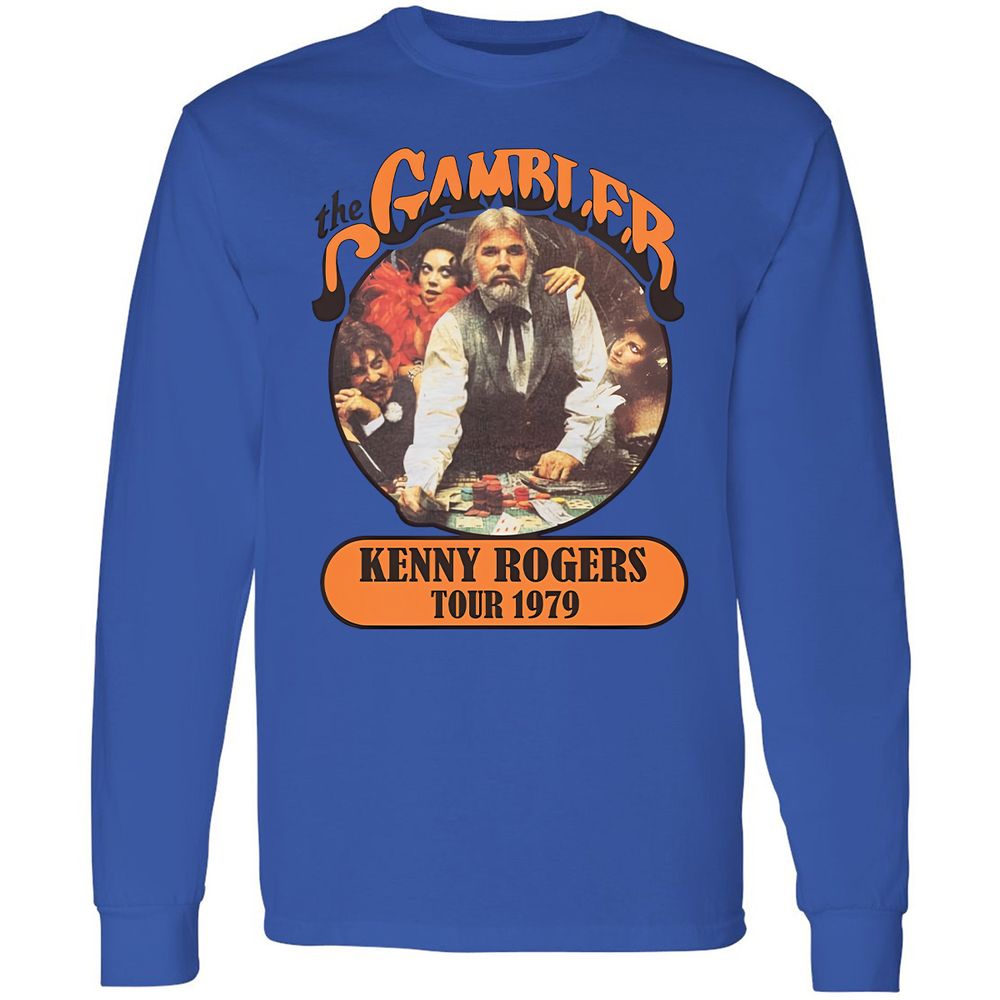 Long Sleeve T-Shirt - U7BQWWPM - Royal - 4