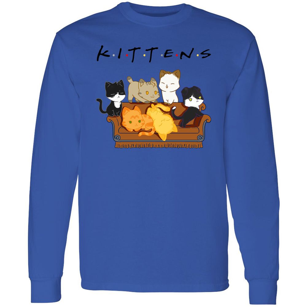 Long Sleeve T-Shirt - 8NKLZDZC - Royal - 4