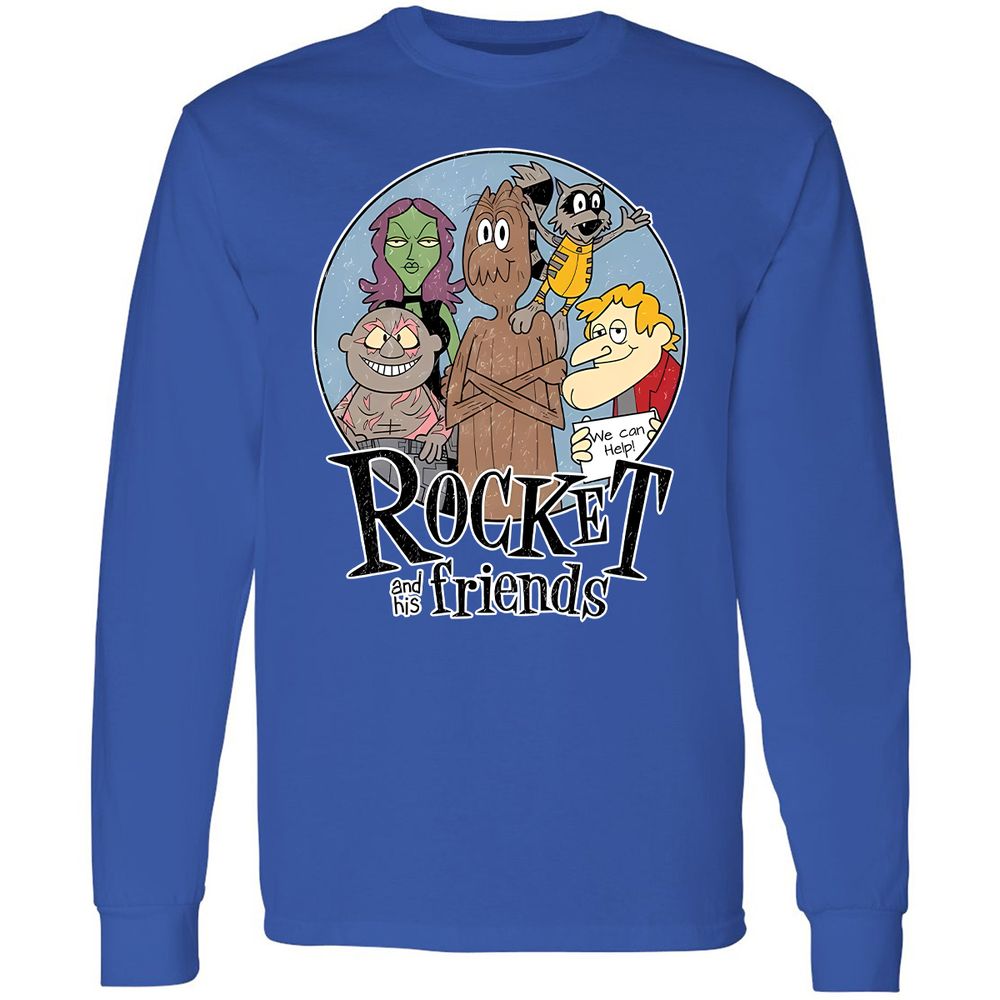 Long Sleeve T-Shirt - VWUWH9MK - Royal - 4