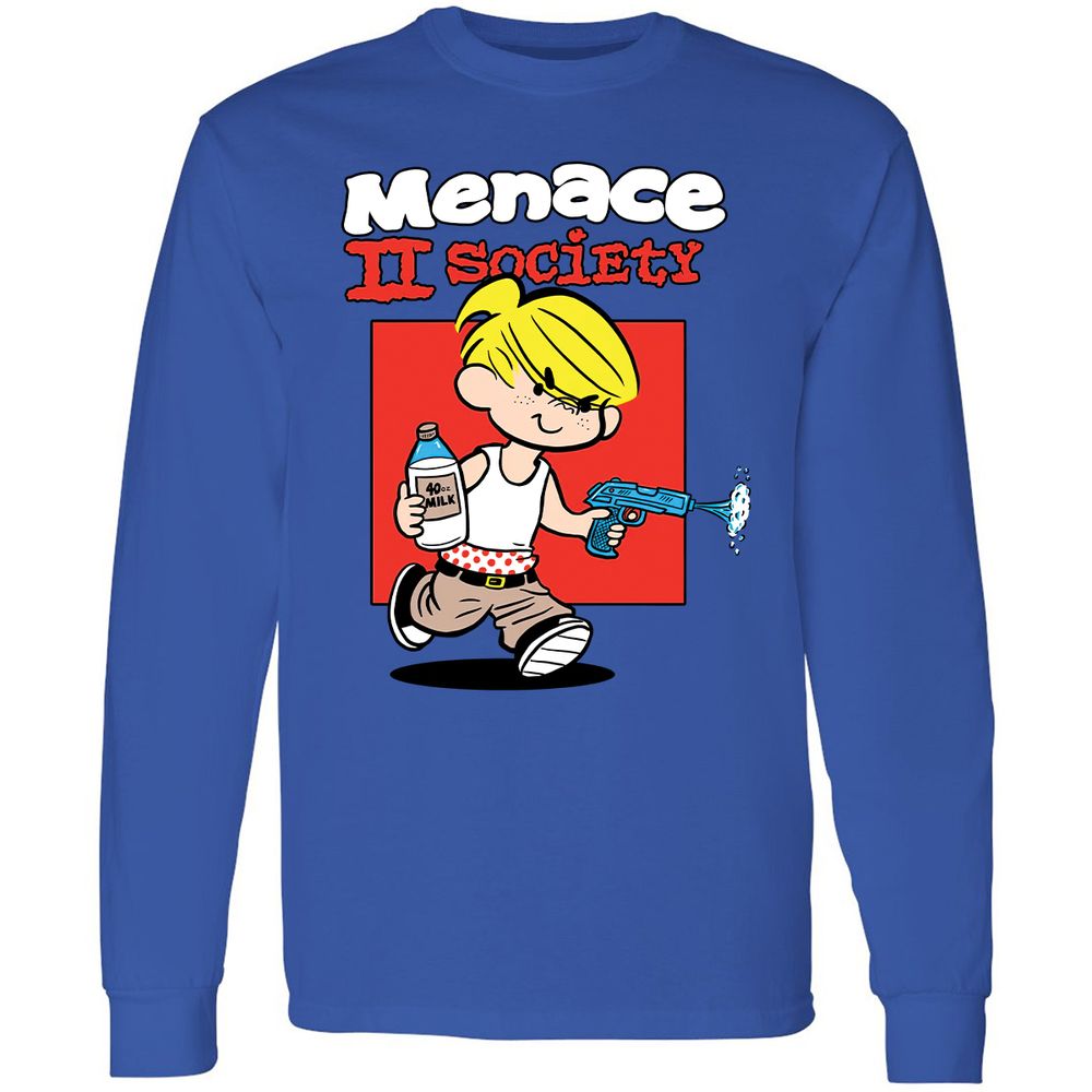 Long Sleeve T-Shirt - KP2MYNV7 - Royal - 4