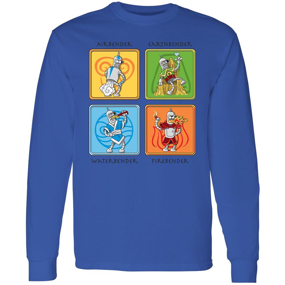 Long Sleeve T-Shirt - FZ45M7TB - Royal - 4