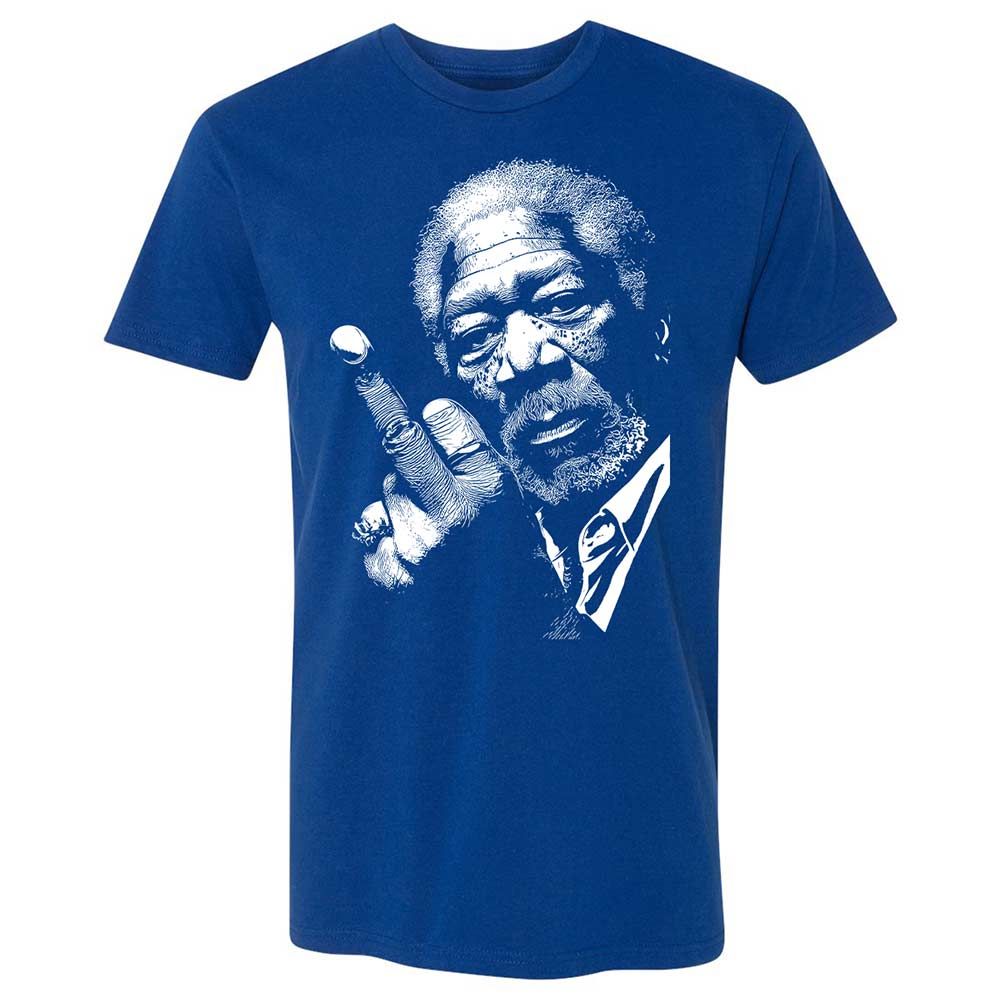 Morgan Freeman middle finger - Royal - 4
