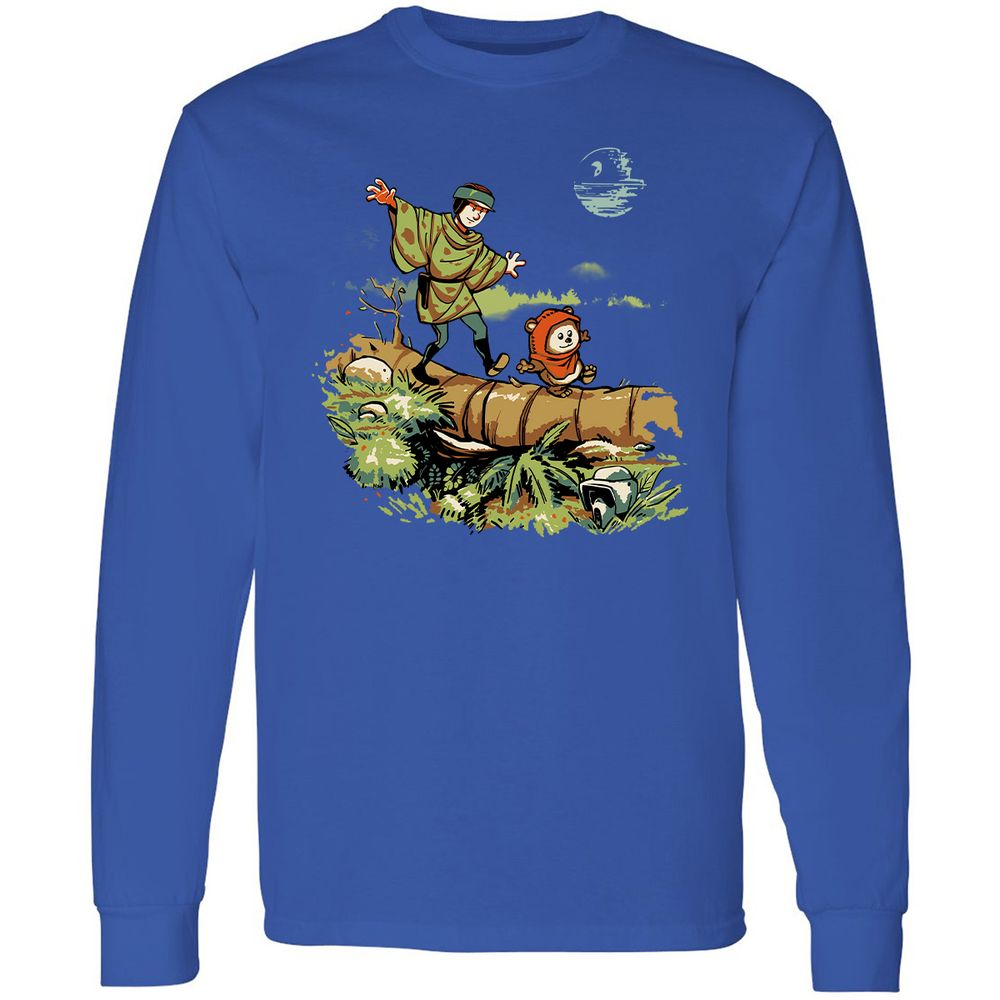 Long Sleeve T-Shirt - P4KFTRH5 - Royal - 4