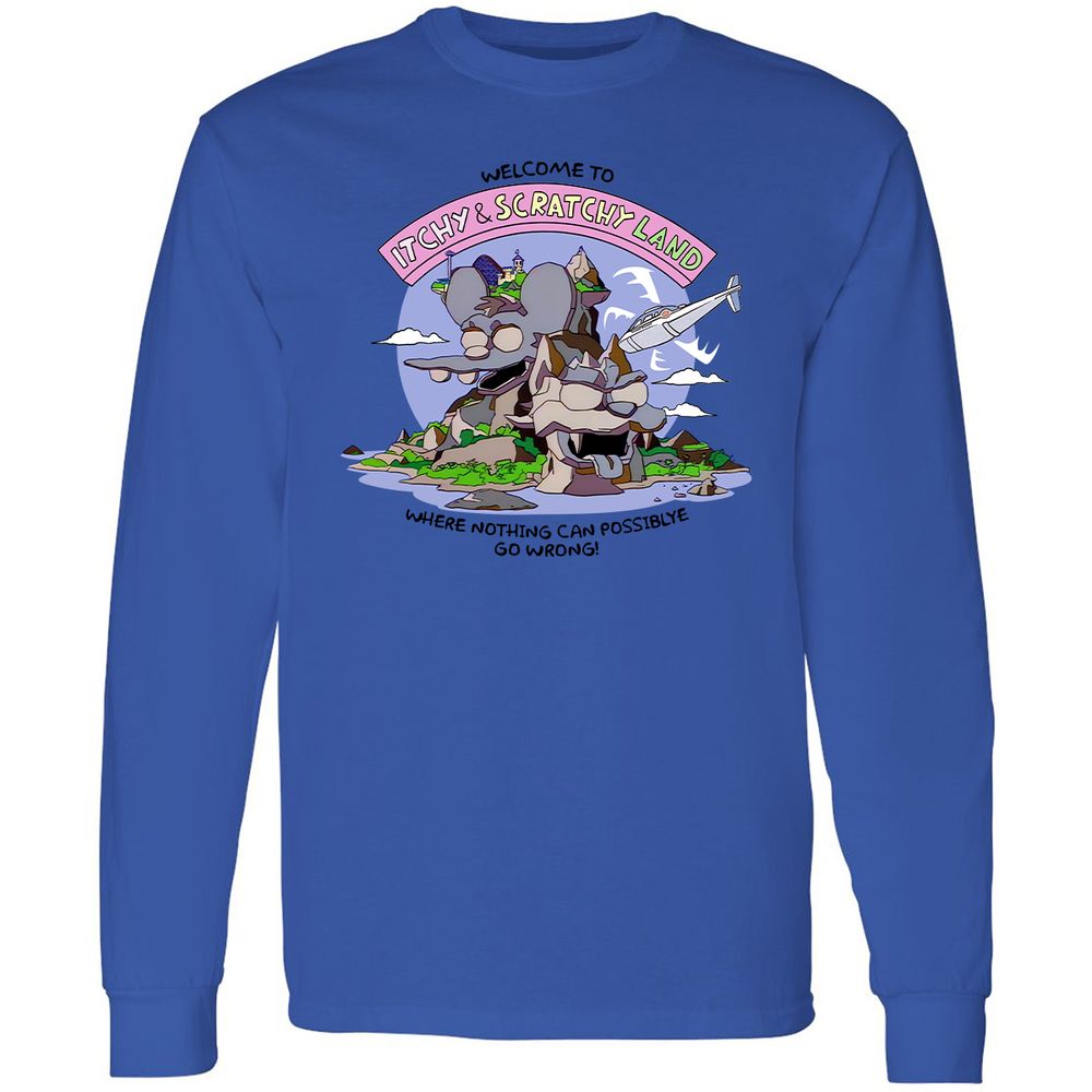 Long Sleeve T-Shirt - 8DS25QPC - Royal - 4