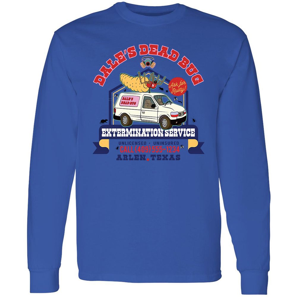 Long Sleeve T-Shirt - 8XZZVUHU - Royal - 4