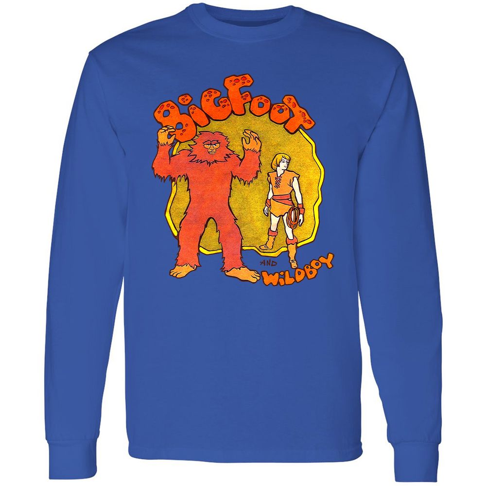 Long Sleeve T-Shirt - E7GVJWAV - Royal - 4