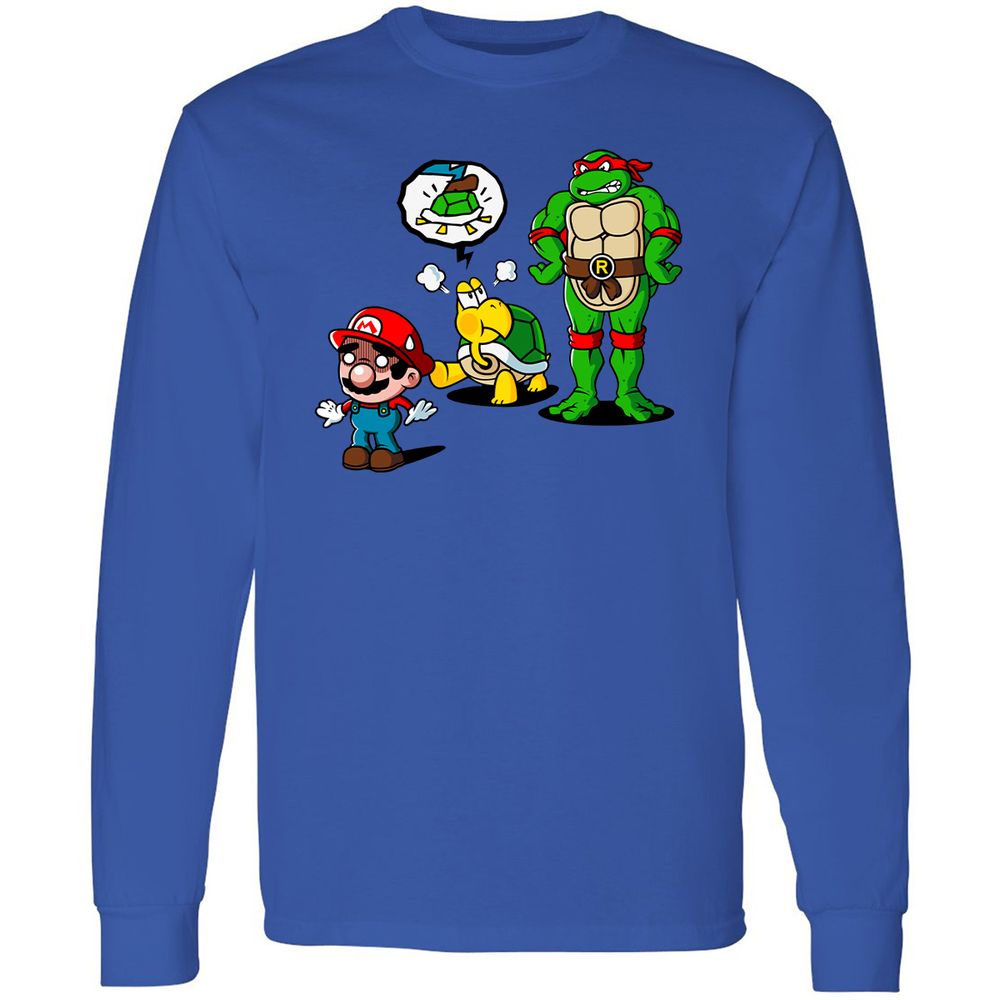 Long Sleeve T-Shirt - MERAEW3Y - Royal - 4