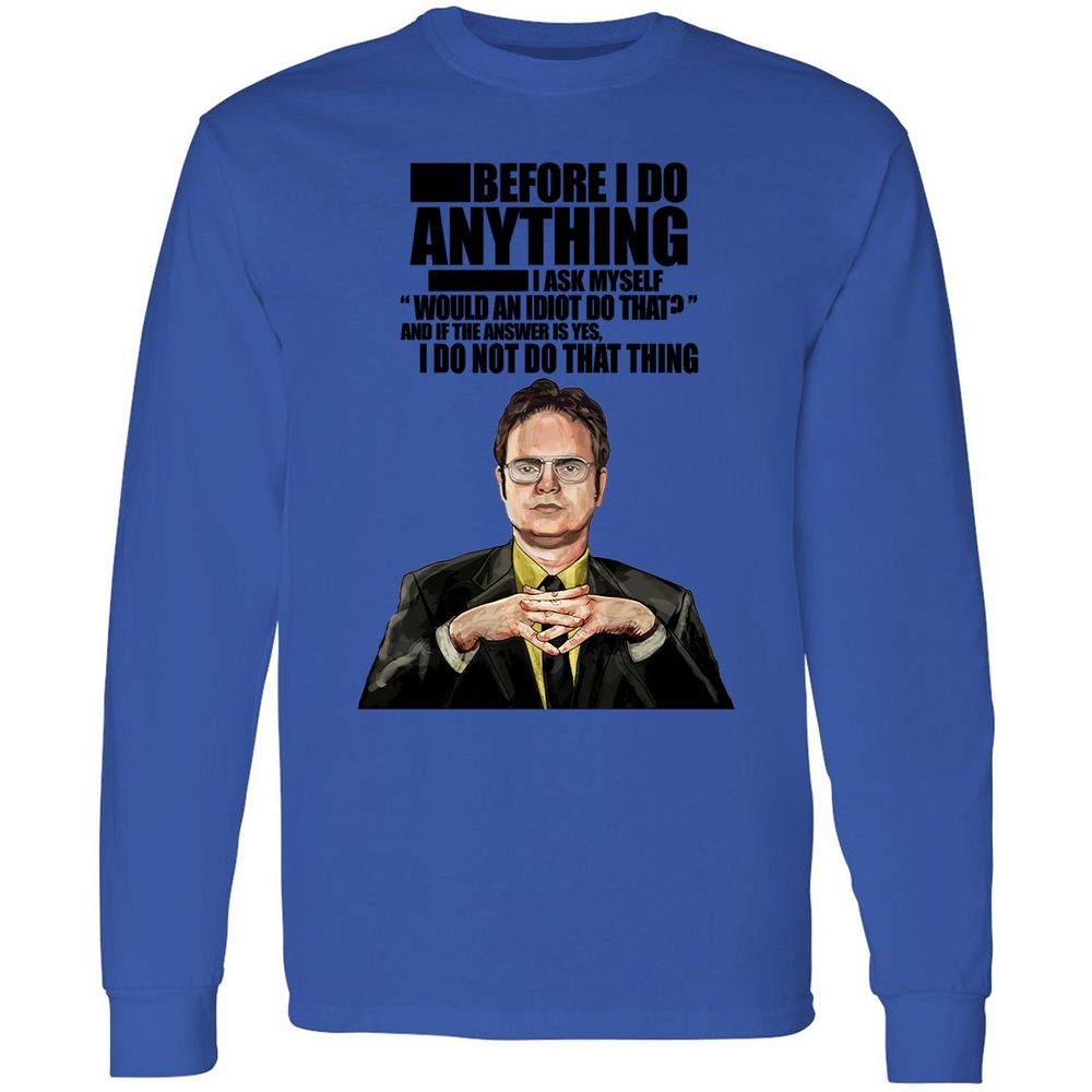 Long Sleeve T-Shirt - LXQ9K539 - Royal - 4