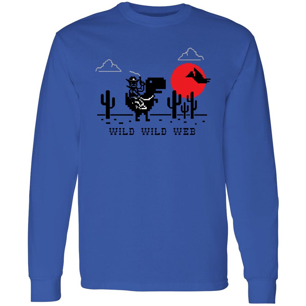 Long Sleeve T-Shirt - Q1R4N8MA - Royal - 4