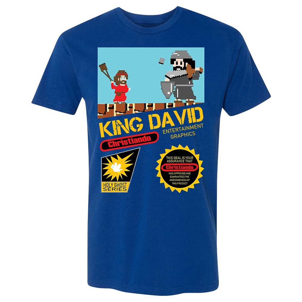 David Vs Goliath Cool Christian - Royal - 4