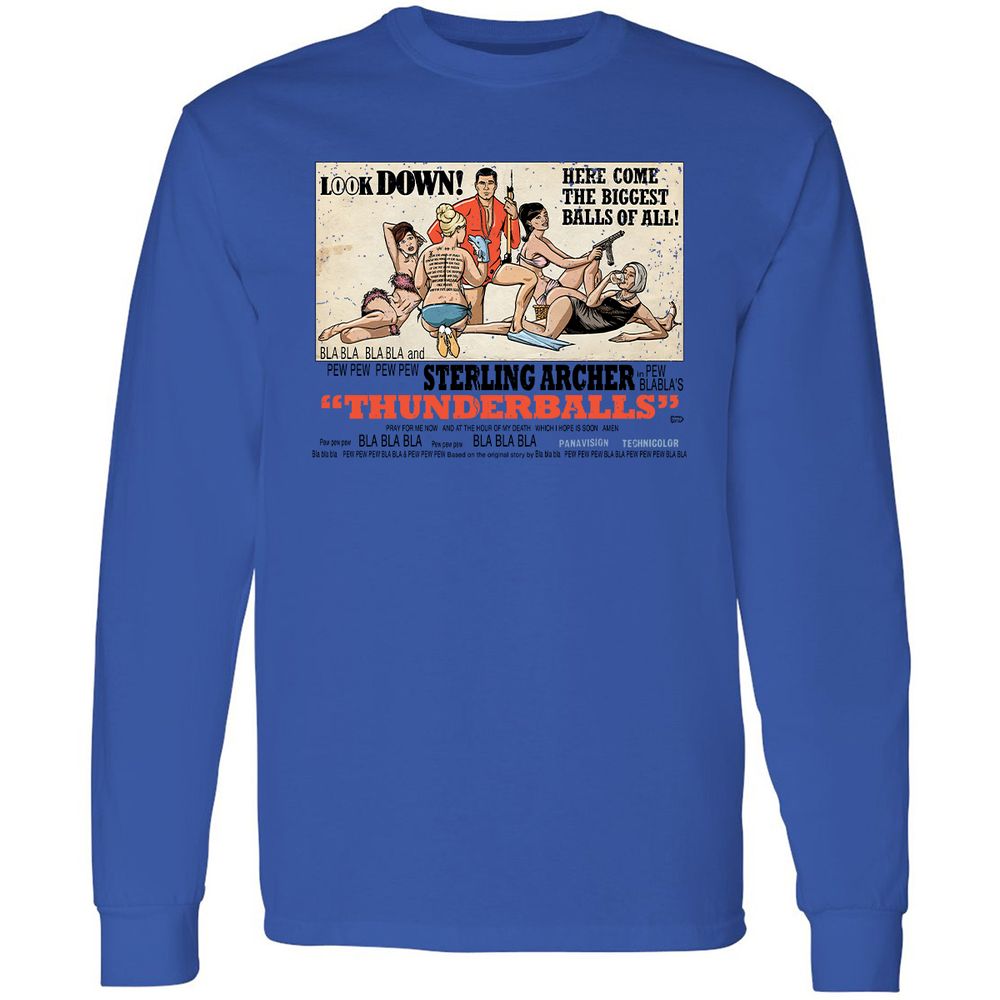 Long Sleeve T-Shirt - MT4PMULU - Royal - 4