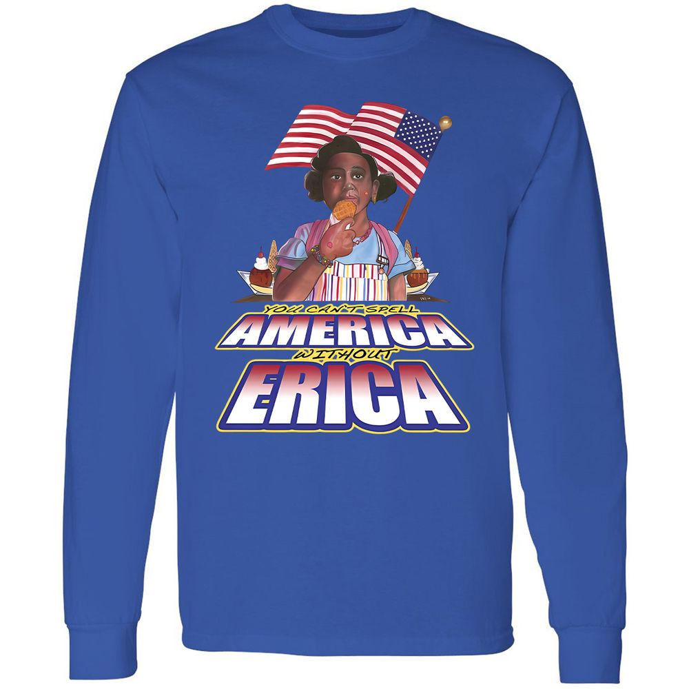 Long Sleeve T-Shirt - WXBU91QL - Royal - 4
