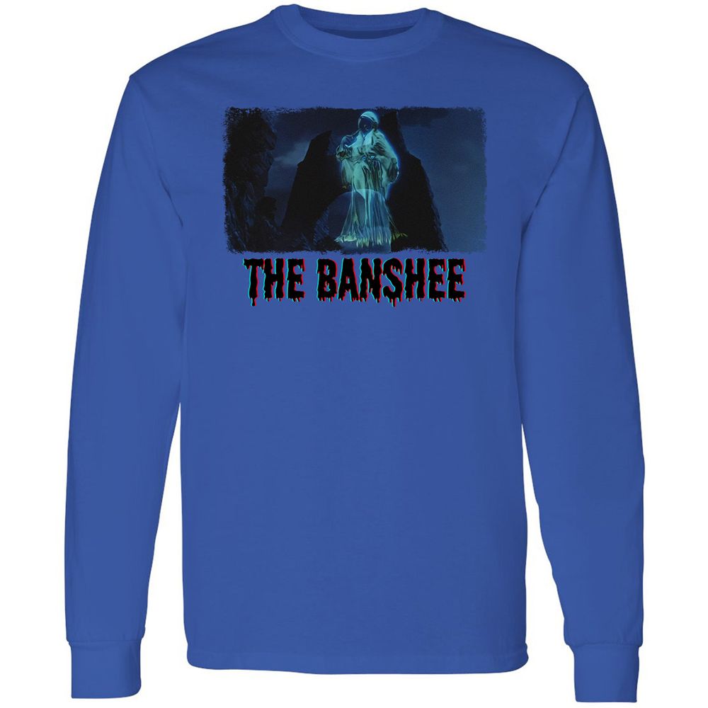 Long Sleeve T-Shirt - QYQZNLNL - Royal - 4