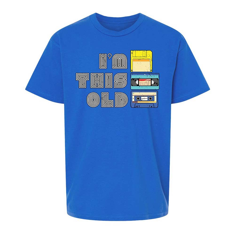 Kids T-Shirt - Black - Royal - 4