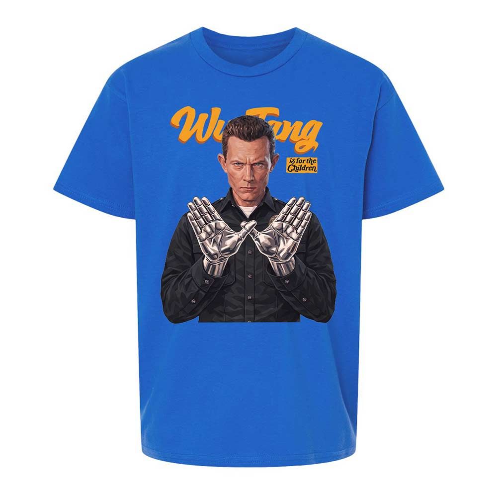 Kids T-Shirt - Black - Royal - 4