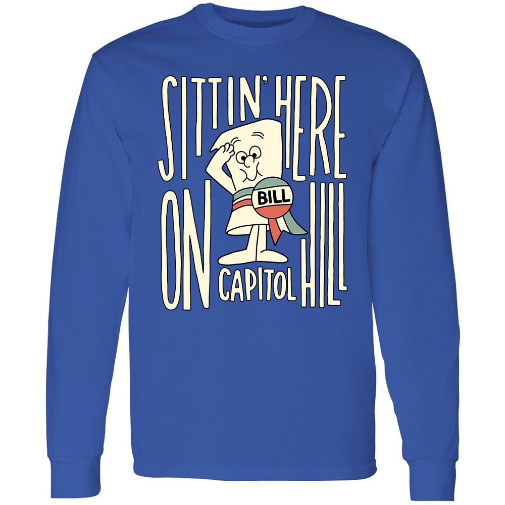 Long Sleeve T-Shirt - Z871UJ5L - Royal - 4