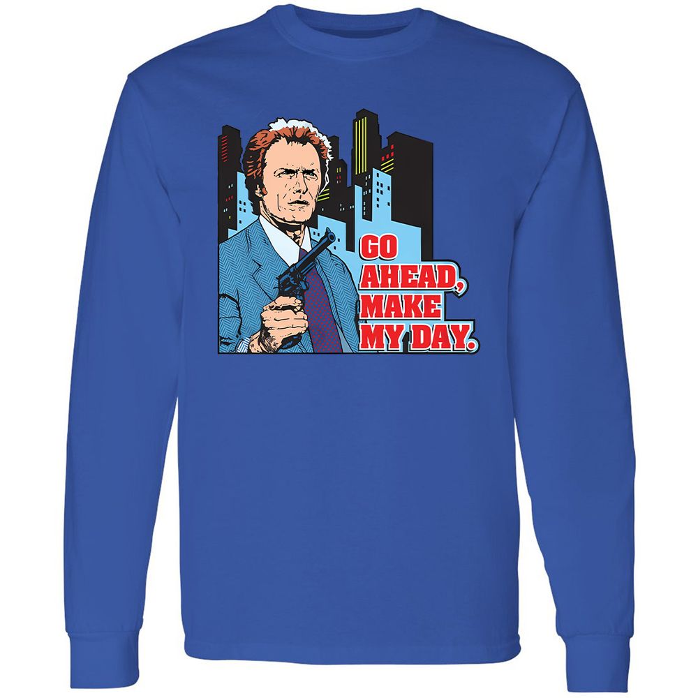 Long Sleeve T-Shirt - XZSZHKRY - Royal - 4