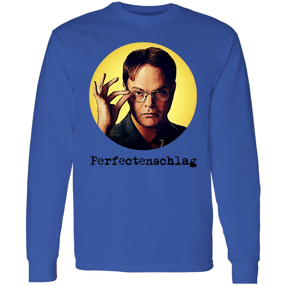 Long Sleeve T-Shirt - HX6BLYMS - Royal - 4