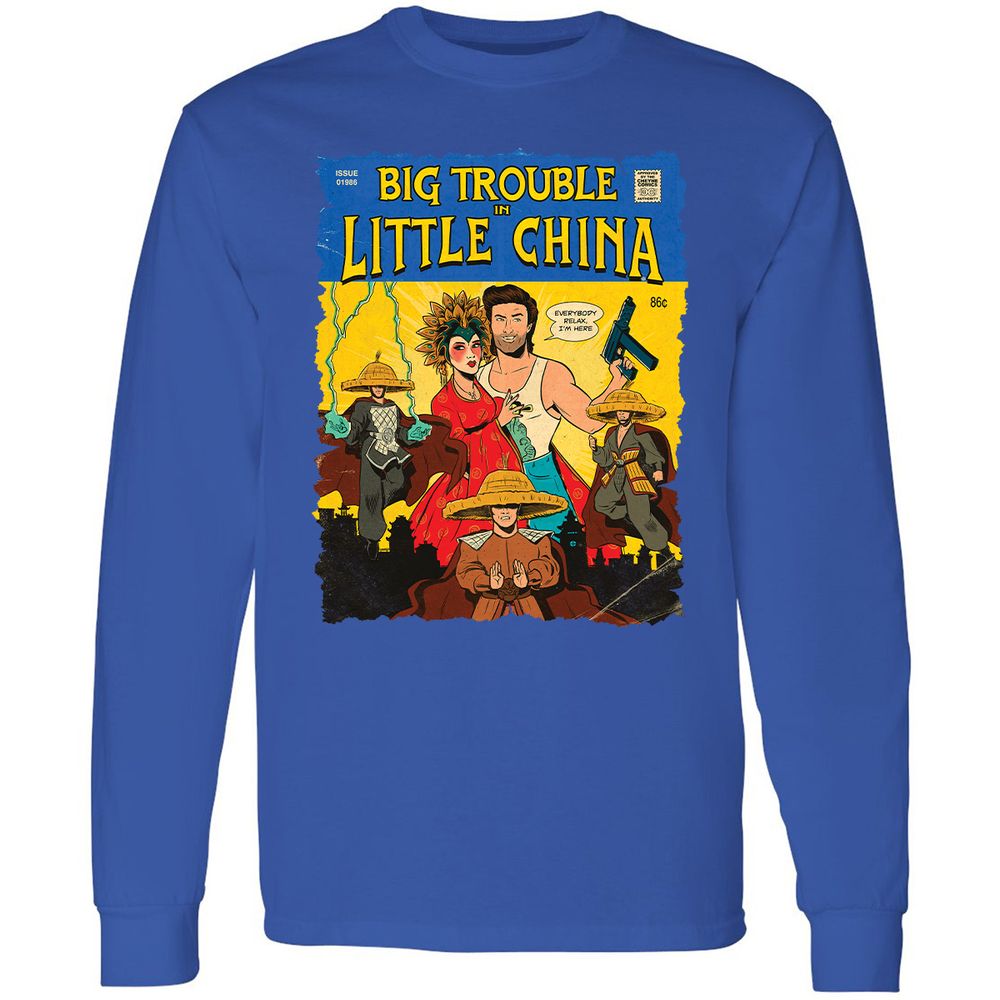 Long Sleeve T-Shirt - Z36FREN9 - Royal - 4