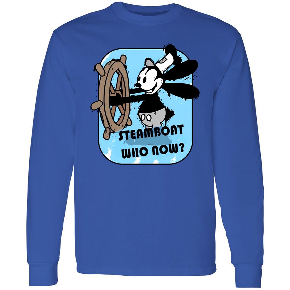 Long Sleeve T-Shirt - HDWKAMFA - Royal - 4