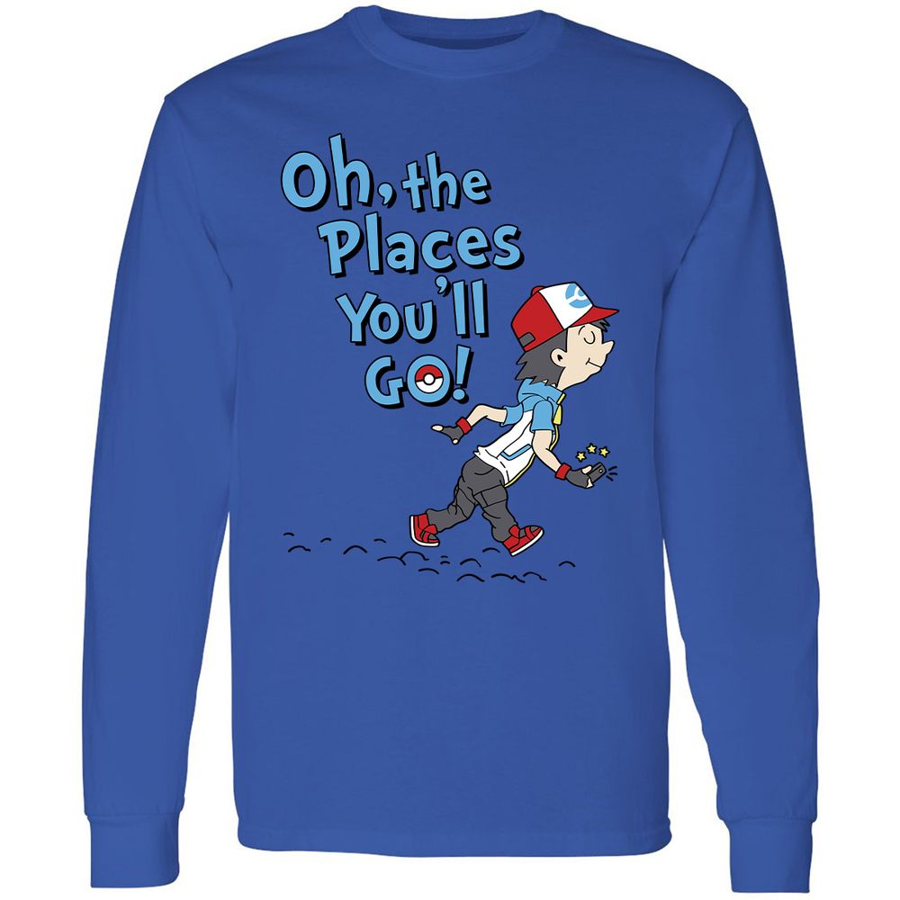 Long Sleeve T-Shirt - ZD8MMDYT - Royal - 4