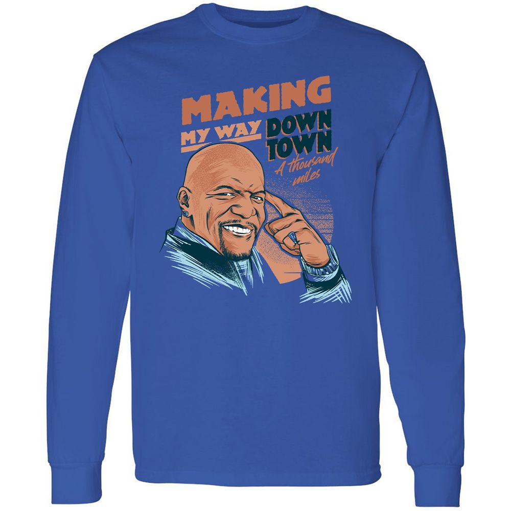 Long Sleeve T-Shirt - 5VGPGMVE - Royal - 4